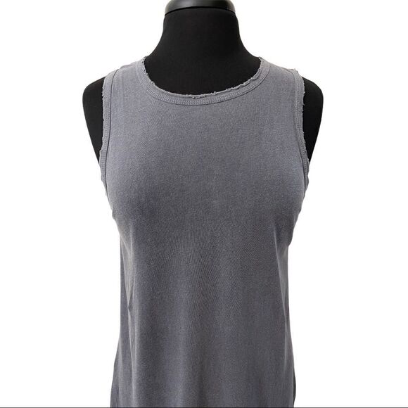 N: Philanthrophy Gray Lori Twist Hem Tank Dress S - Picture 2 of 14